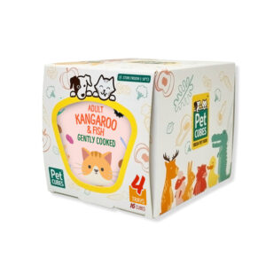 Frozen Fresh Human-Grade Gently Cooked Kangaroo & Fish Adult Cat Food