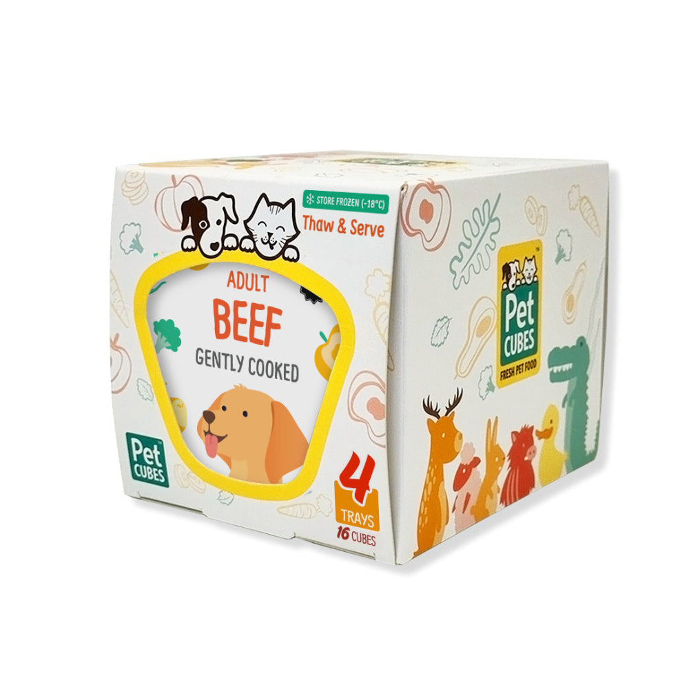 Frozen Fresh Human-Grade Gently Cooked Beef Adult Dog Food - Image 2