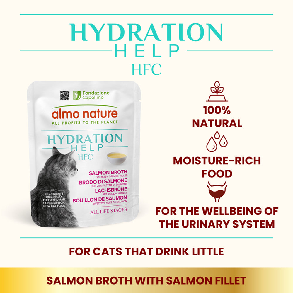 HFC Hydration Help Salmon Broth with Salmon Fillet Cat Food - Image 2