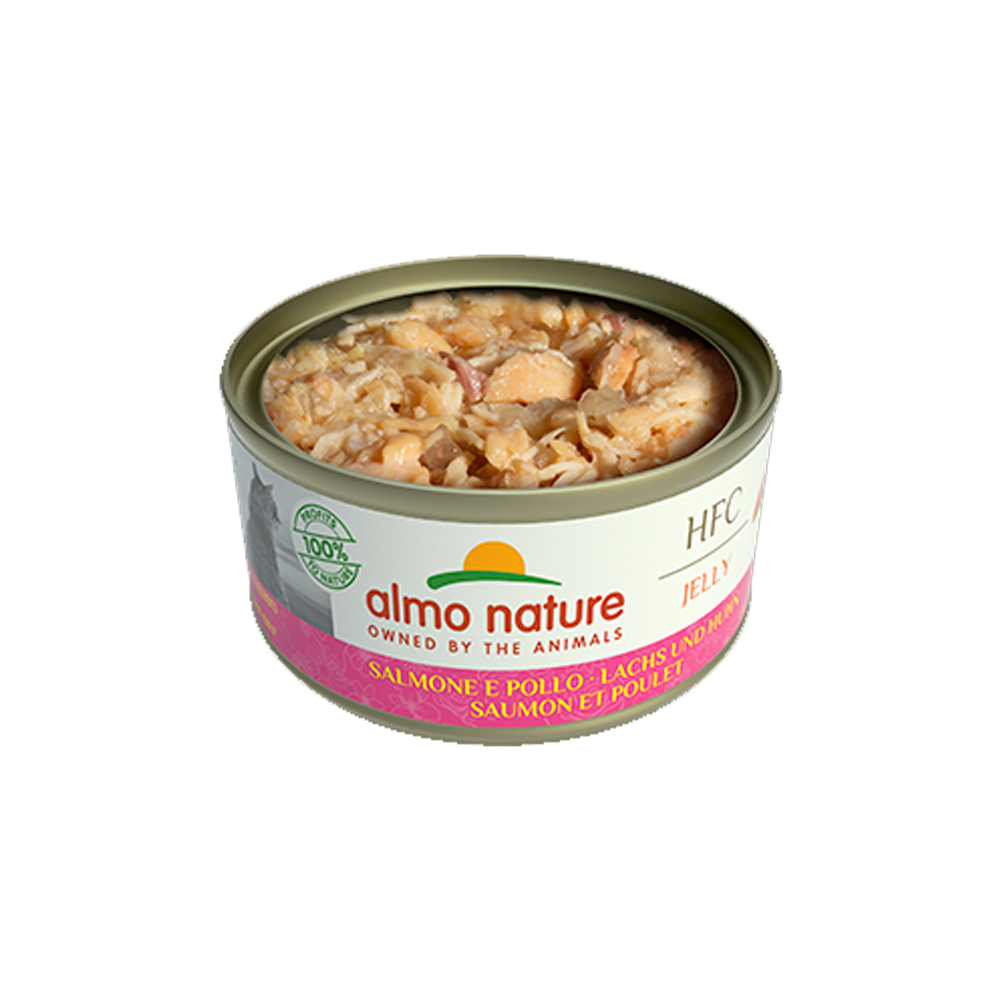 HFC Jelly Salmon & Chicken Cat Can - Image 2
