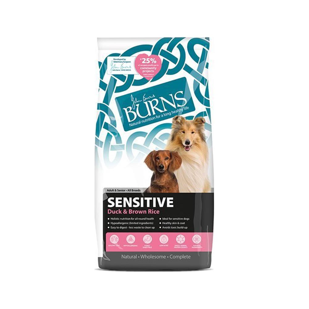 Burns - Adult Sensitive Duck & Brown Rice Dog Dry Food 12 kg
