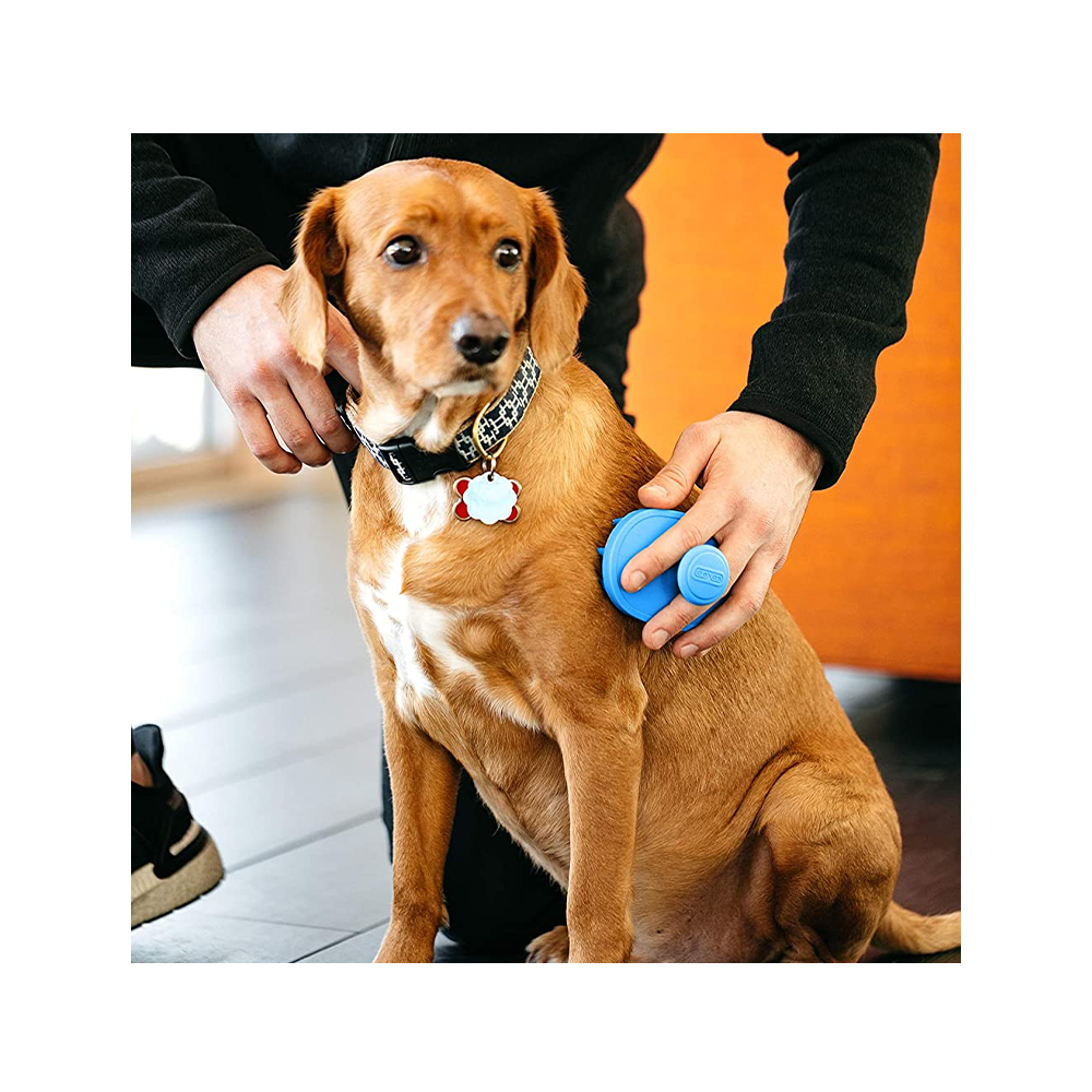 BrushBuster Silicone Dog Grooming Brush - Image 4
