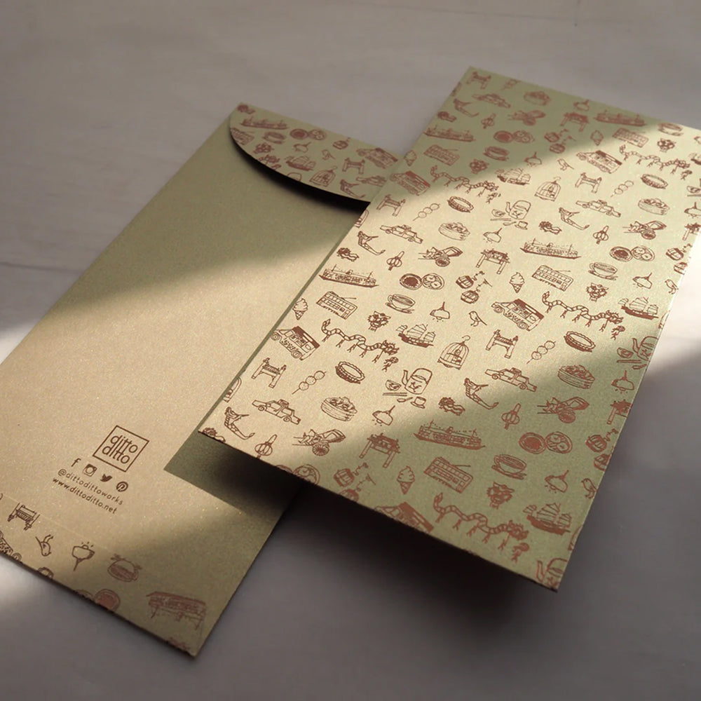 Hong Kong Pattern Lai See Envelope (set of 6) - Image 8