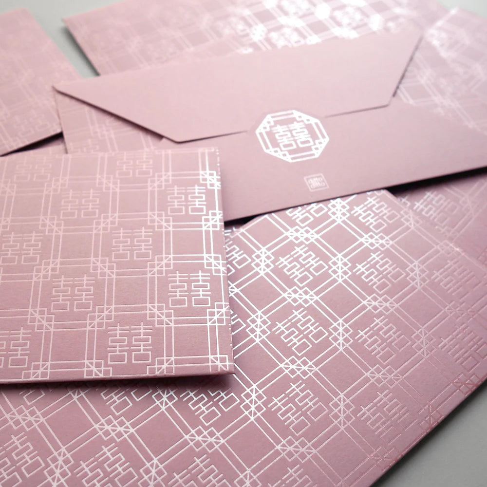 The Chinese Double Happiness Lai See Envelope (set of 6) - Image 4