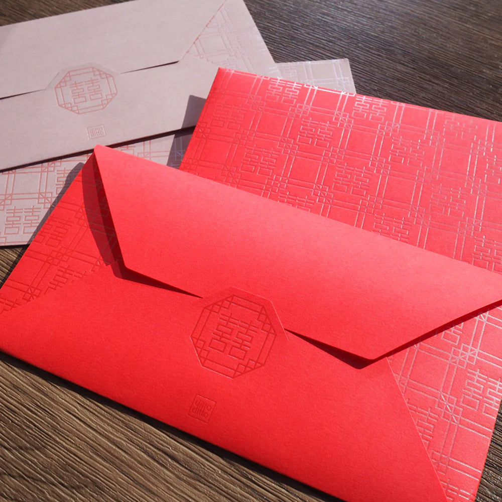 The Chinese Double Happiness Lai See Envelope (set of 6) - Image 8