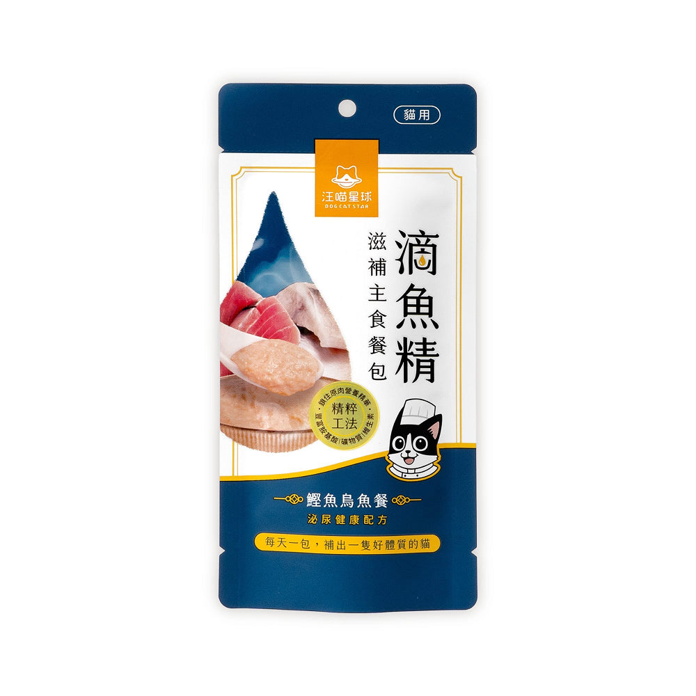 Fish Essence Wet Cat Food Pouch, Bonito (Urinary Health)
