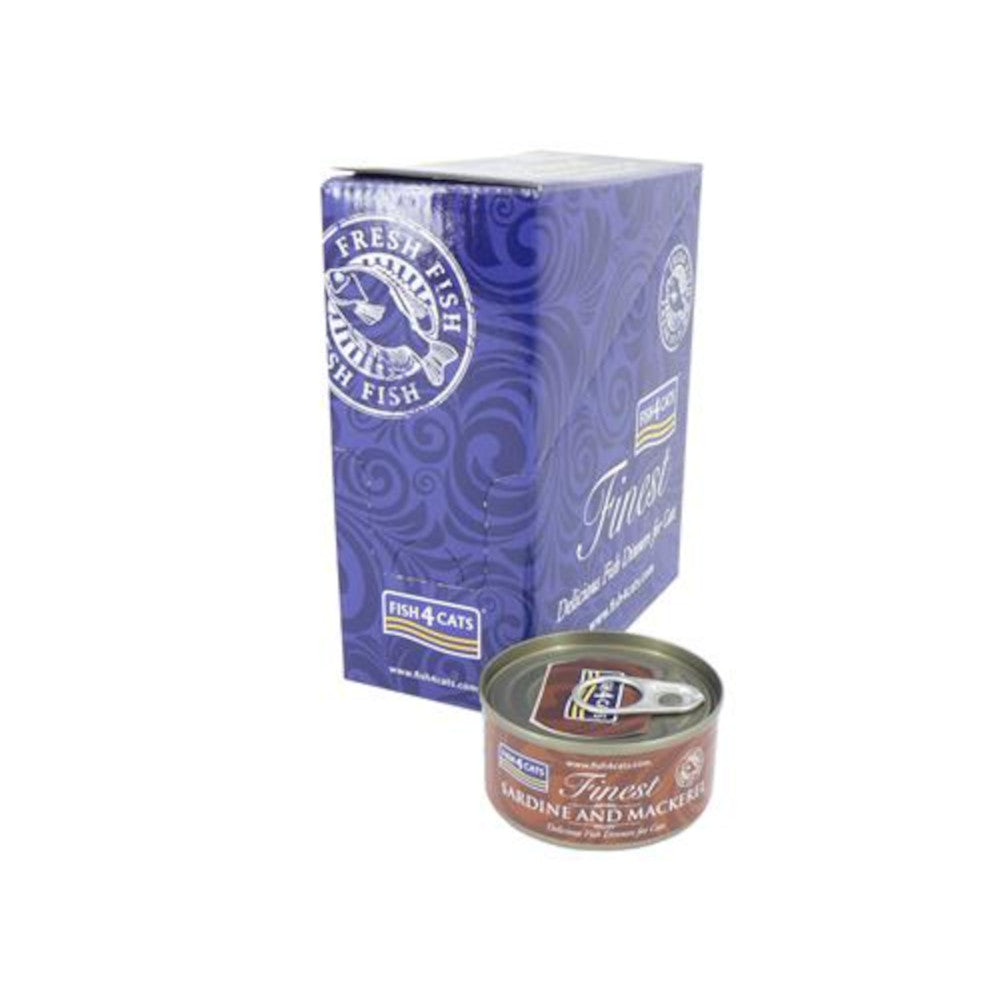 Finest Sardine with Mackerel Cat Can - Image 3