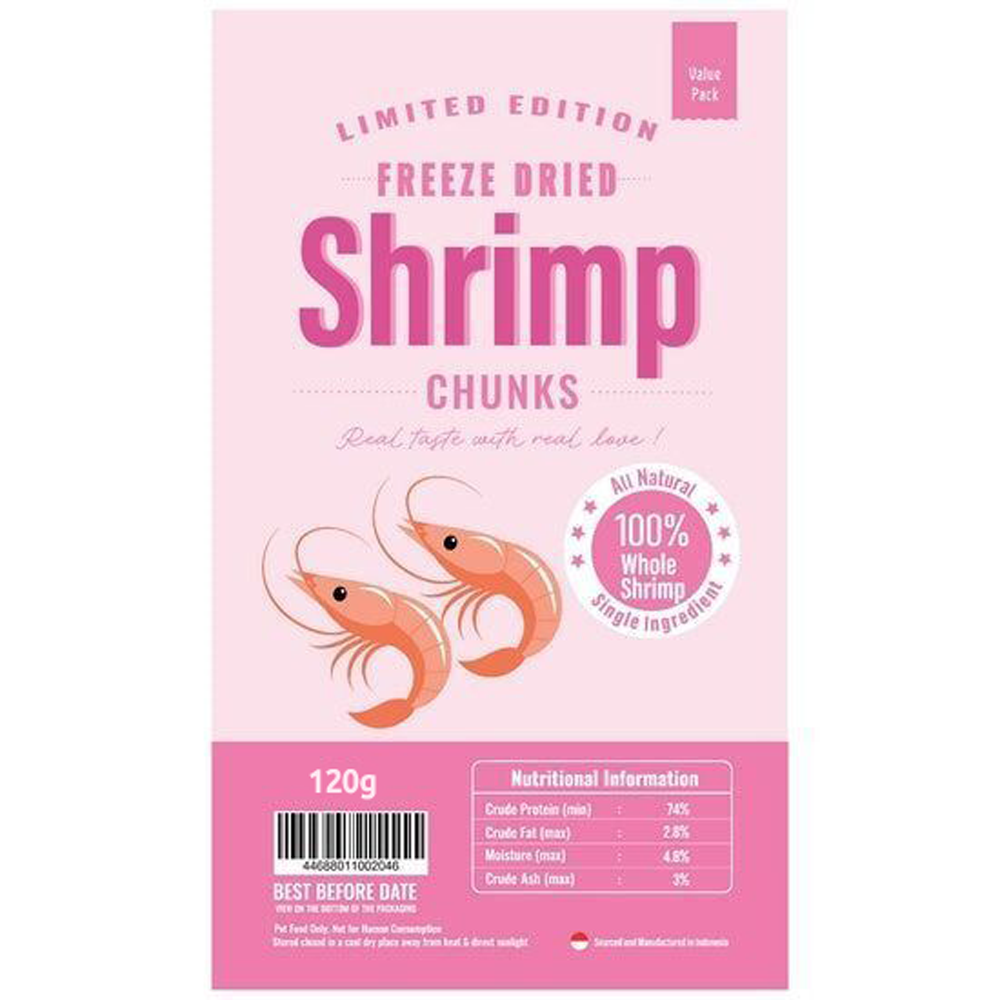 WNP Freeze Dried Shrimp Treats for Dogs & Cats - Image 2