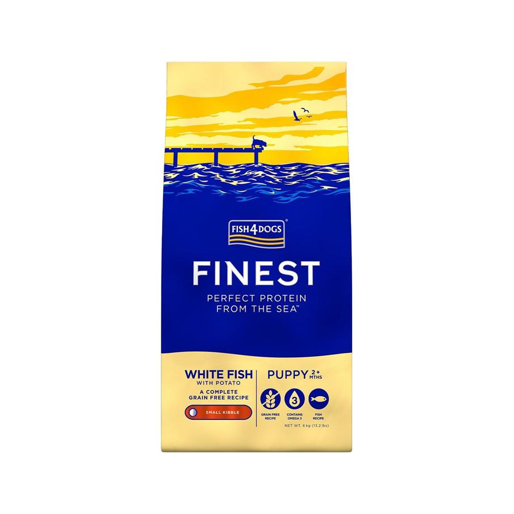 Fish4Dogs - Finest Puppy White Fish Food Dog Dry Food 1.5 kg