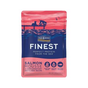 Fish4Dogs - Finest Salmon Mousse Dog Pouch 100 g