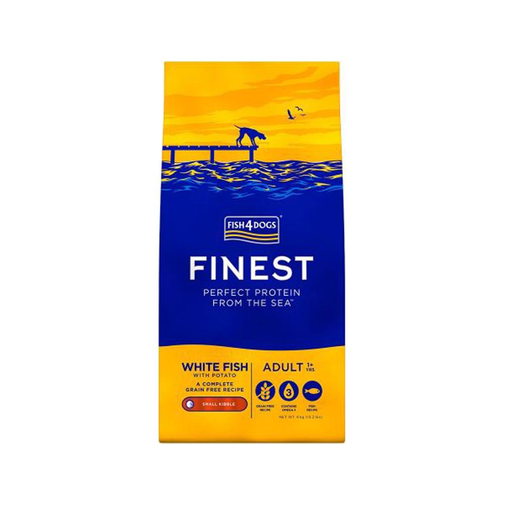 Fish4Dogs - Finest Adult White Fish Dog Dry Food Small Bite