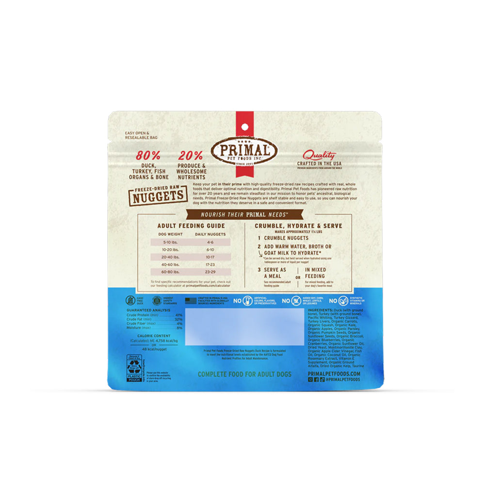 Freeze Dried Duck, Turkey & Fish Nuggets Dog Food - Image 2