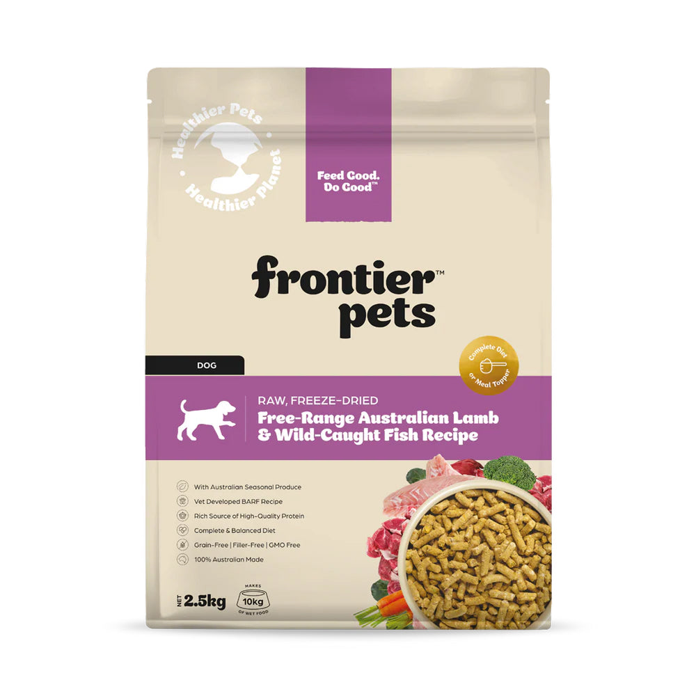 Freeze-Dried Free-Range Grass Fed Lamb & Fish Dog Food - Image 2