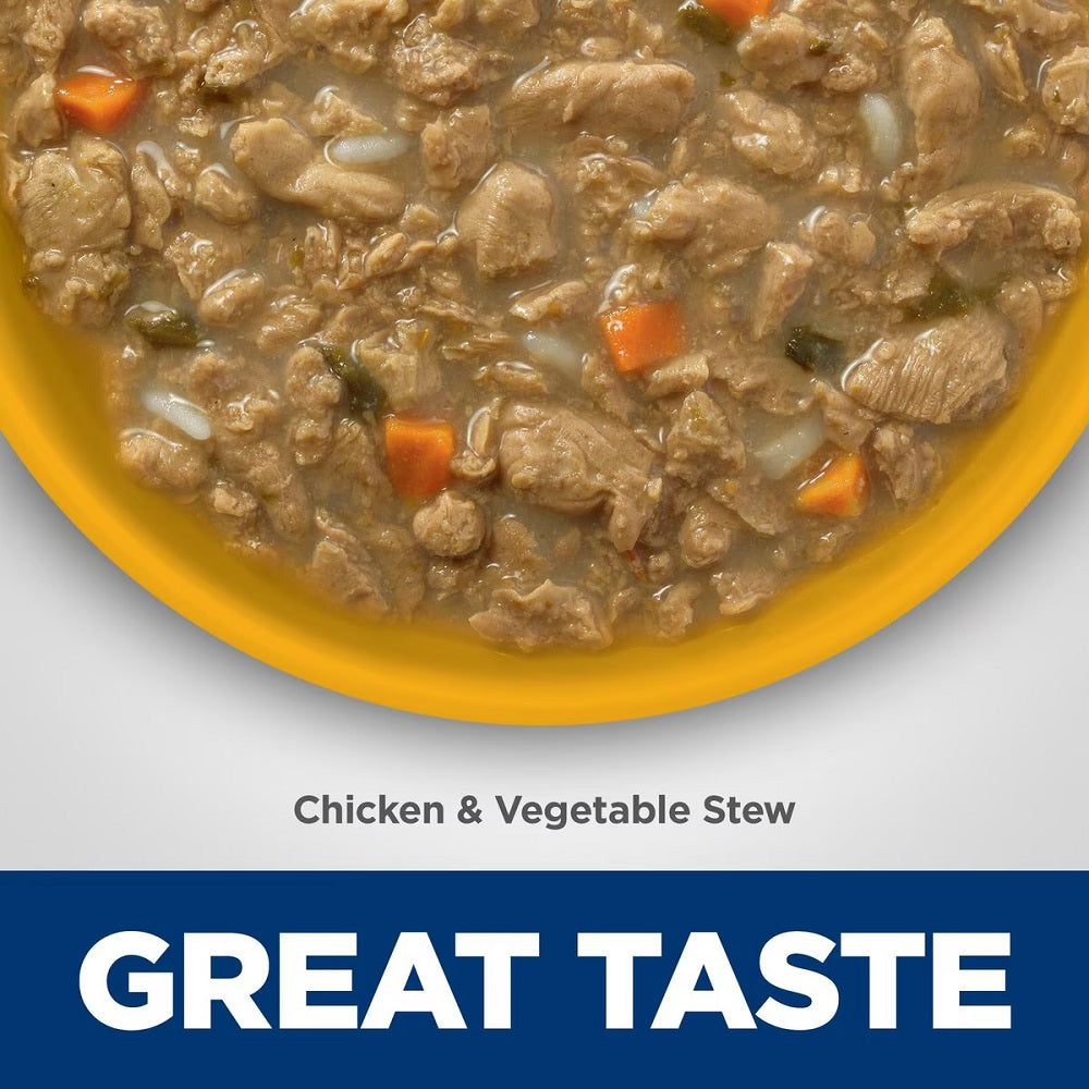 Science Diet - Adult 7+ Senior Vitality Chicken & Vegetable Stew Cat Wet Food - Image 2