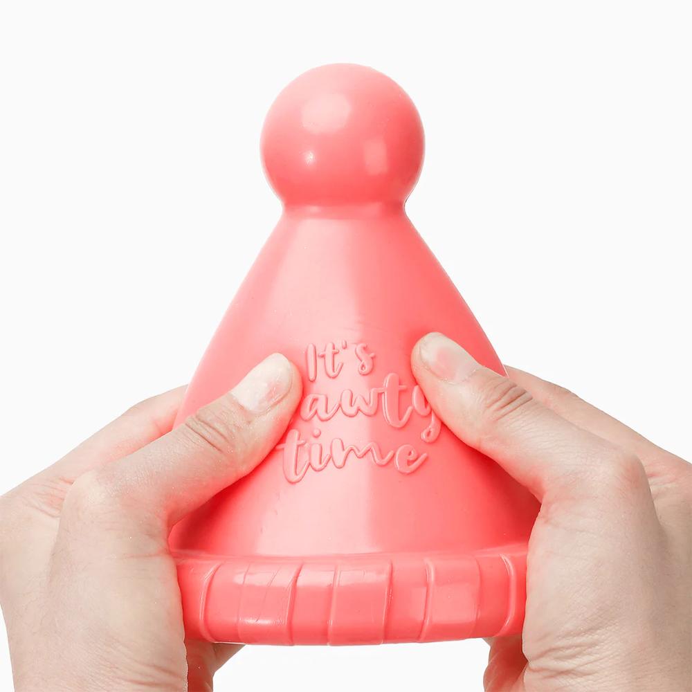 Yappy Birthday - Party Hat TPR Rubber Dog Toy - Image 4