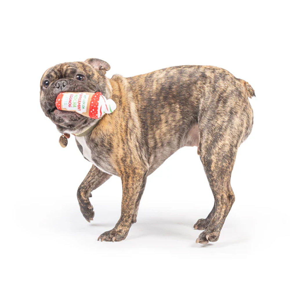 Tiny Tuff Latte My Way Dog Plush Toy - Image 3