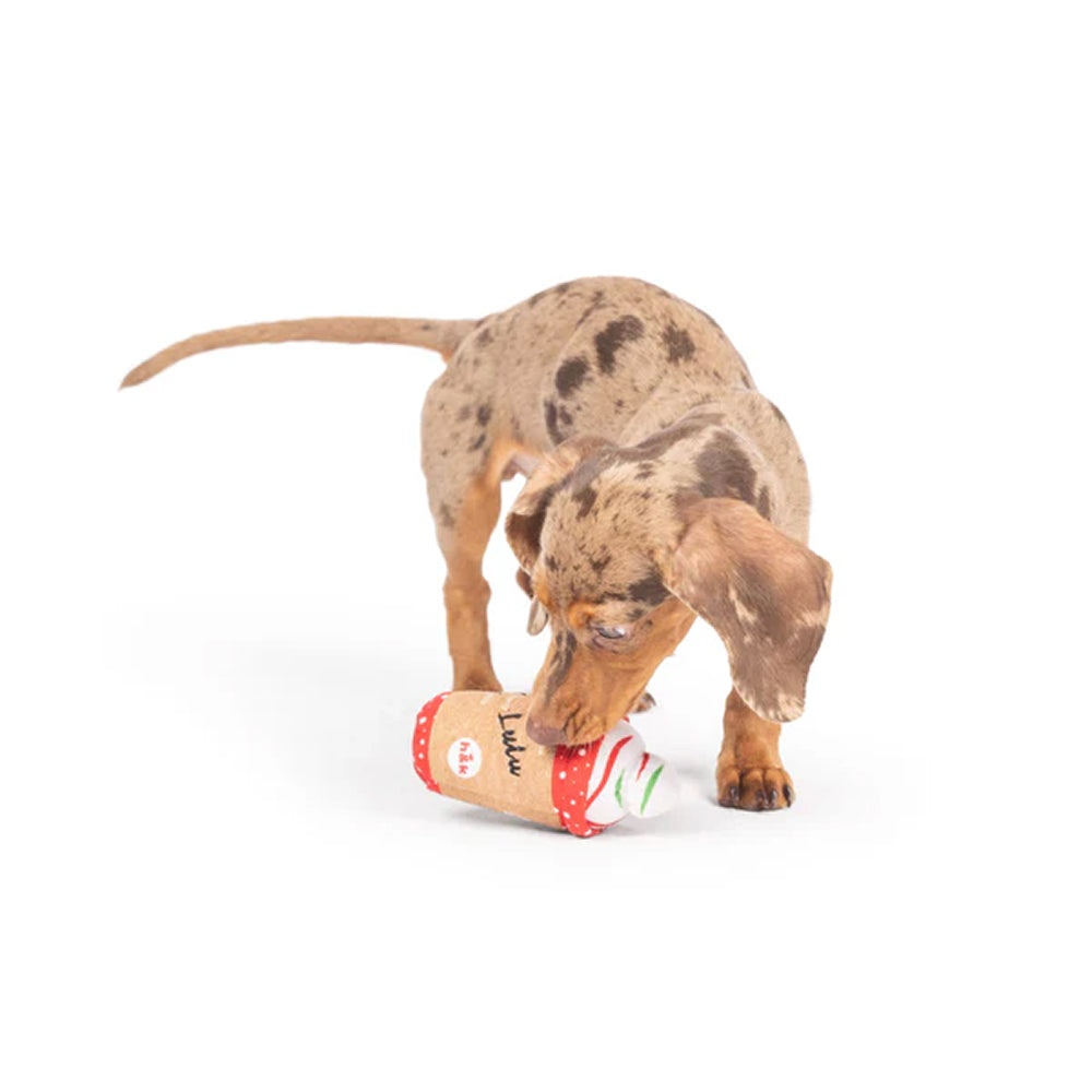 Tiny Tuff Latte My Way Dog Plush Toy - Image 5