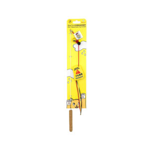 Slippery Caution Sign Soft Plush Cat Teaser