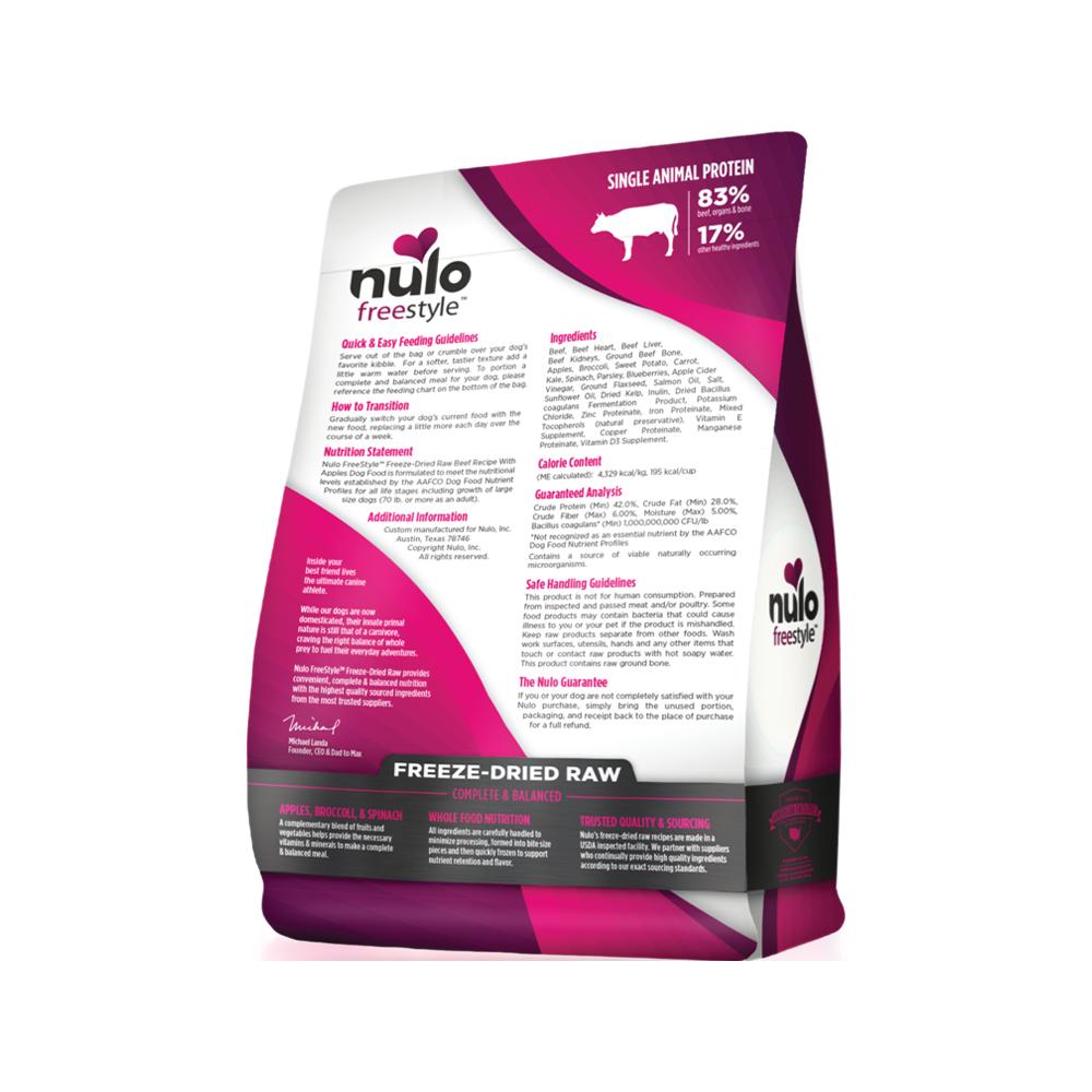 FreeStyle Freeze-Dried Raw Beef with Apples Dog Food - Image 2