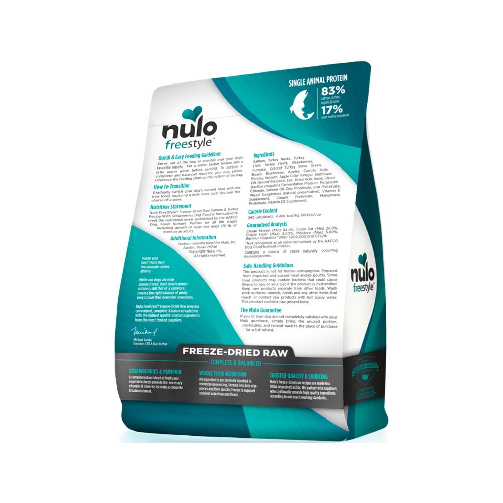 FreeStyle Freeze-Dried Raw Salmon & Turkey with Strawberries Dog Food - Image 2