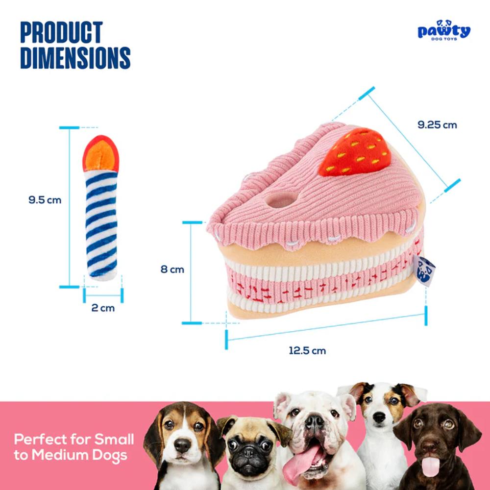 Birthday Cake Dog Plush Toy - Image 5