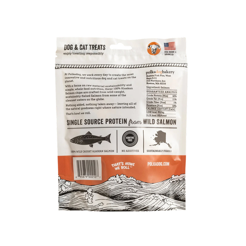 Alaskan Salmon Chips Dog & Cat Treats - Image 2