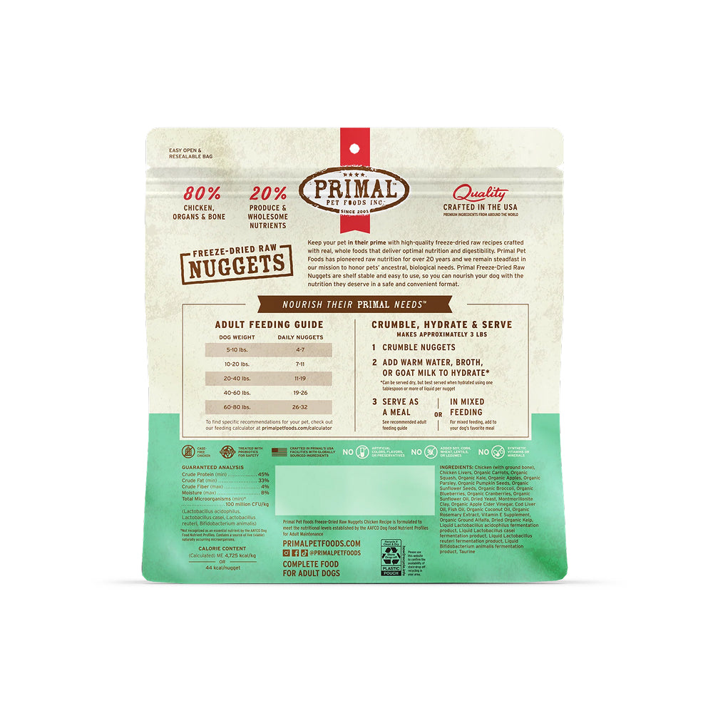Freeze Dried Chicken Nuggets Dog Food - Image 3