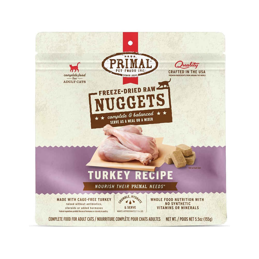 Freeze Dried Turkey Nuggets Cat Food - Image 3