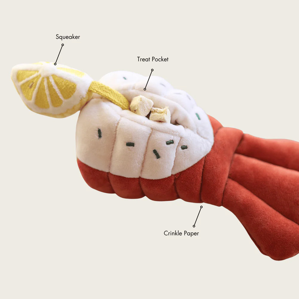 Grilled Lobster Nosework Dog Plush Toy - Image 2