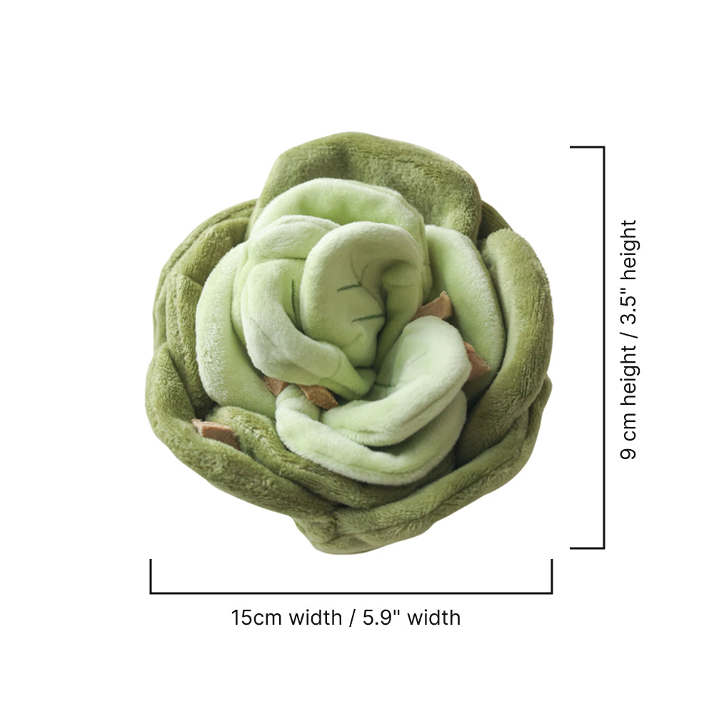 Snuffle Cabbage Nosework Dog Plush Toy - Image 2
