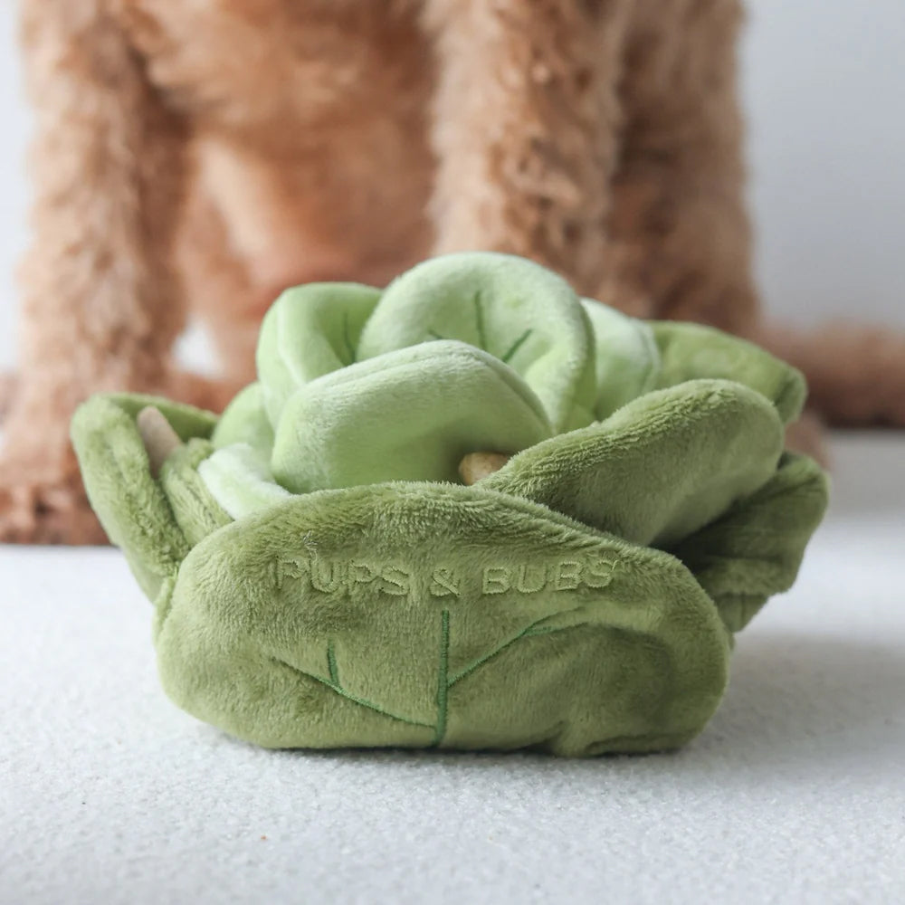 Snuffle Cabbage Nosework Dog Plush Toy - Image 7