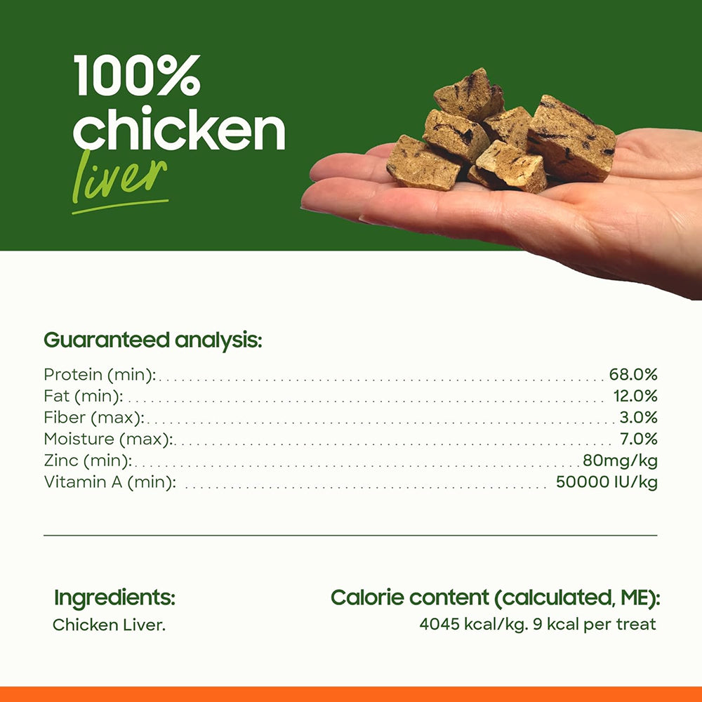 Smallbatch - Freeze Dried Chicken Liver Treats for Dogs & Cats - Image 3