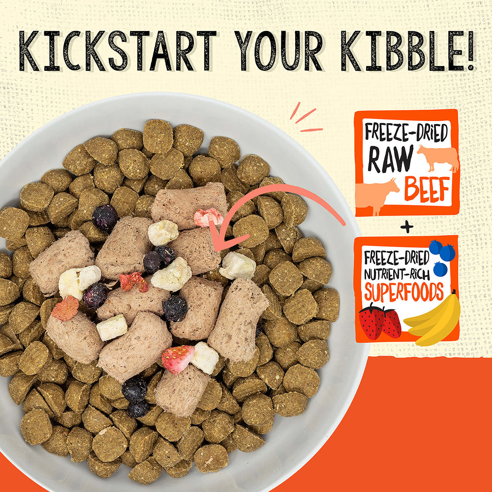 SuperBlends Freeze Dried Grass Fed Beef Dog Meal Mixers - Image 3