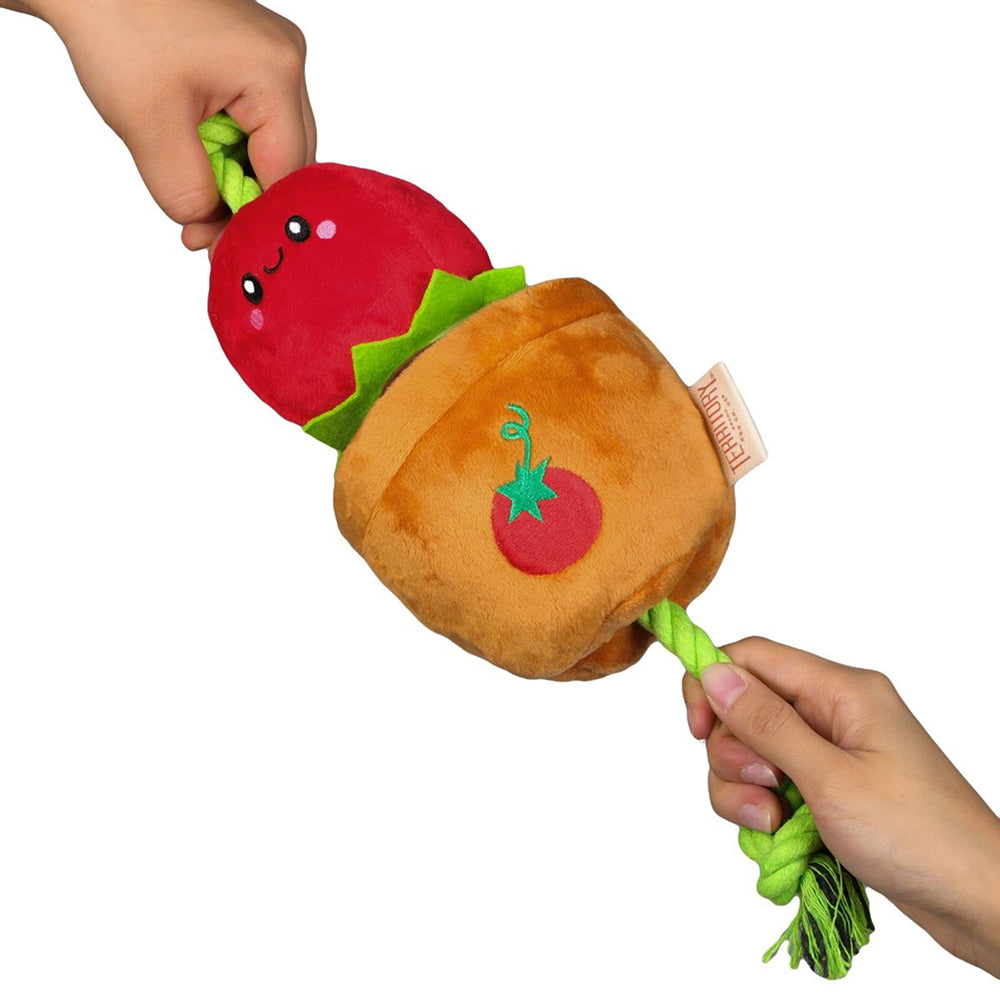 Tomato Dog Tug Toy - Image 3