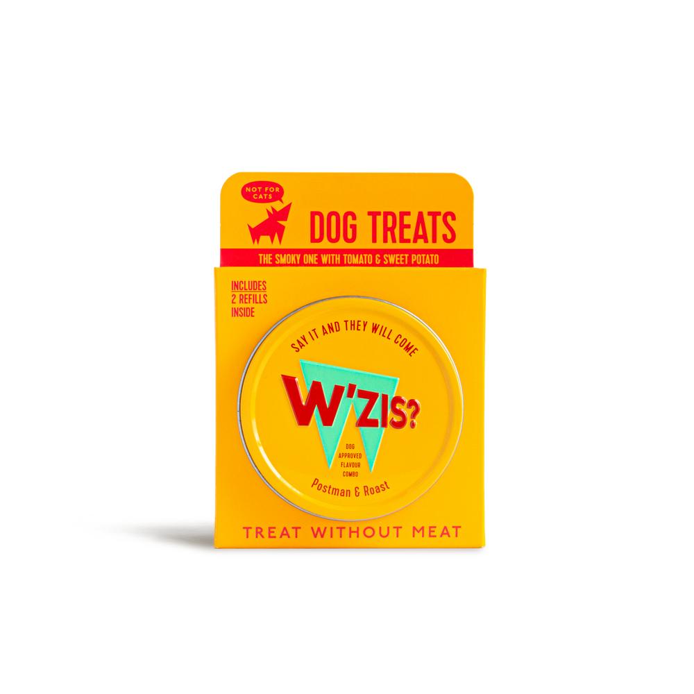 Tin and refills gift set - Postman & Roast (Sweet Potato & Tomato) Treats for Dogs - Image 2