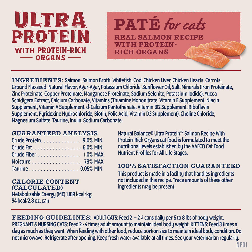 Ultra Protein Real Salmon Recipe Complete Diet for Cat - Image 3