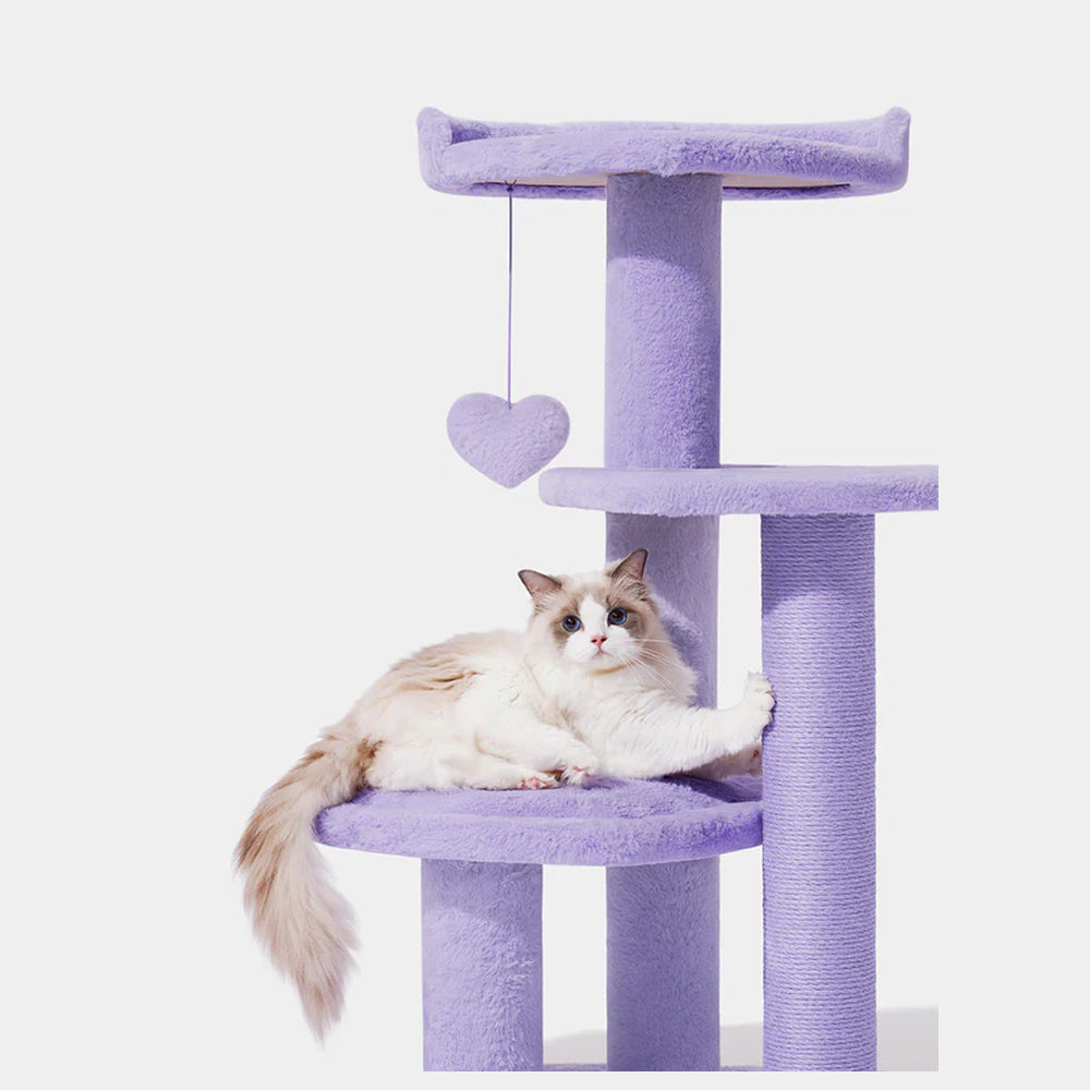 Heartpurrple Four Platforms Cat Tree - Image 12