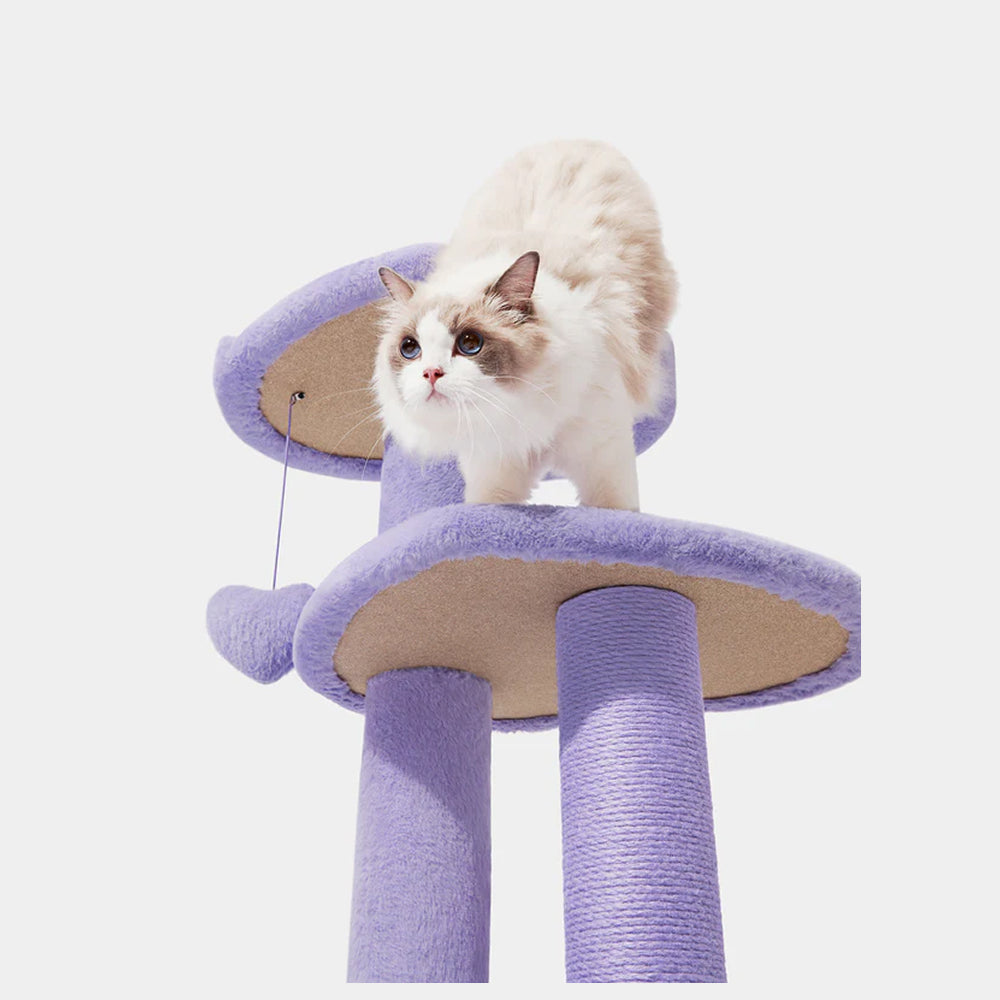 Heartpurrple Four Platforms Cat Tree - Image 7