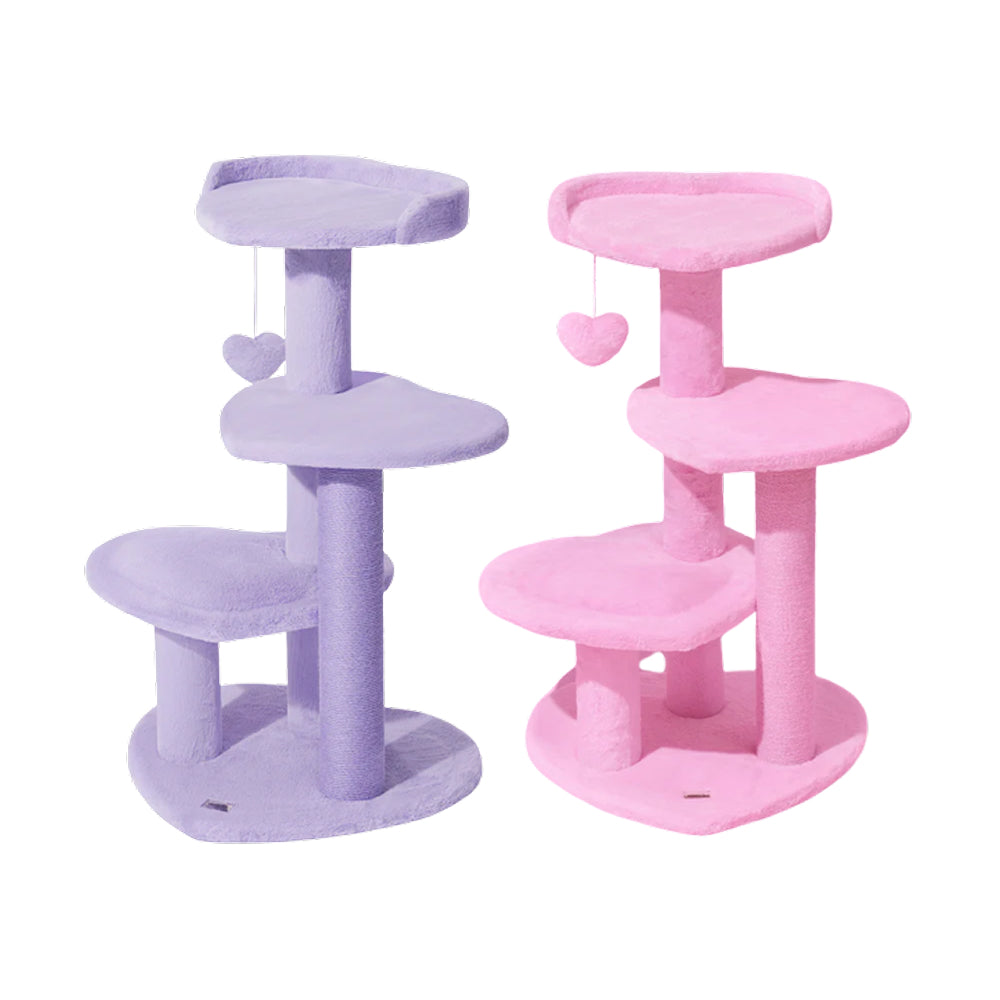 Heartpurrple Four Platforms Cat Tree - Image 3