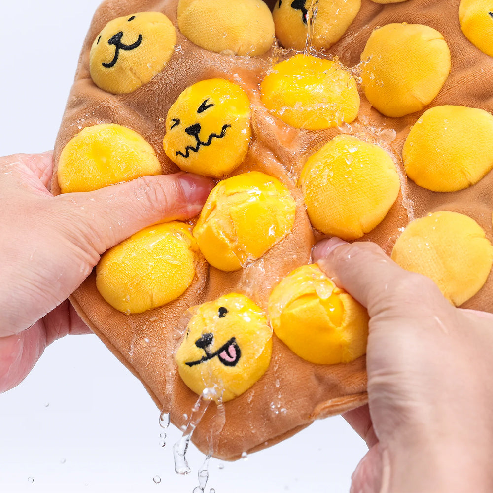 Egg Puff/ Waffle 2-in-1 Nose-work Plush Toy - Image 7