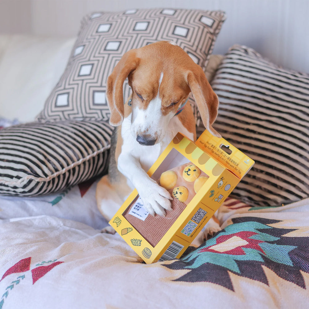 Egg Puff/ Waffle 2-in-1 Nose-work Plush Toy - Image 10