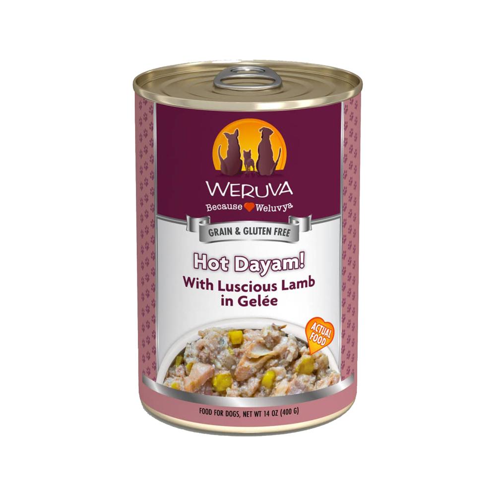 Weruva - Hot Dayam Lusious Lamb in Gel Dog Can 14 oz