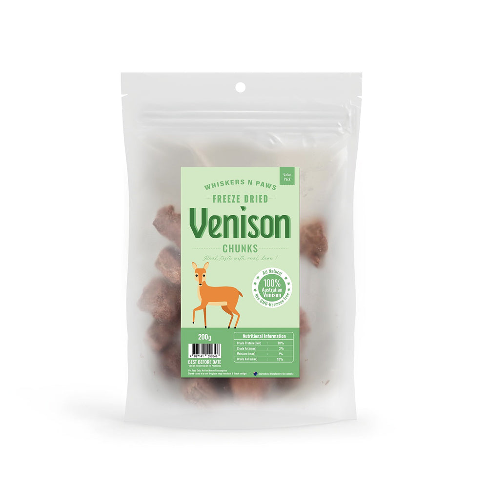 WNP Freeze Dried Venison Treats for Dogs & Cats - Image 2