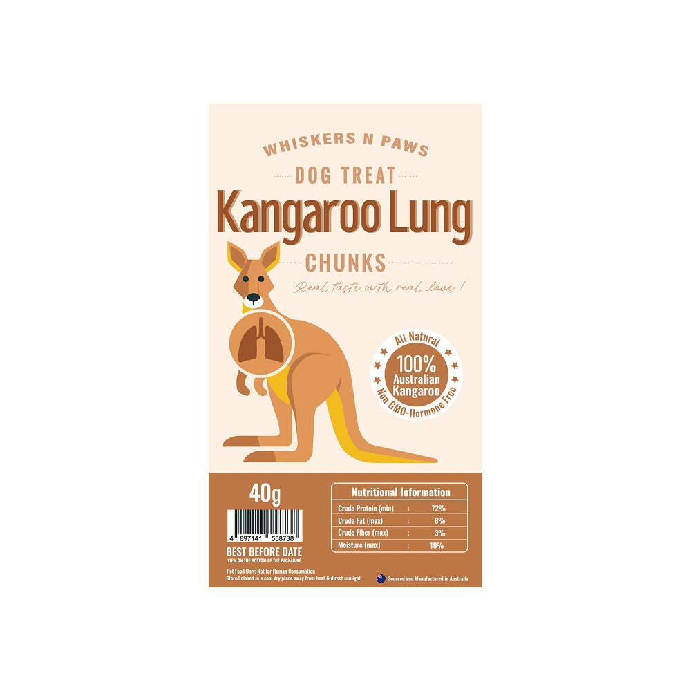 WNP Kangaroo Lung Dog Chew Treats