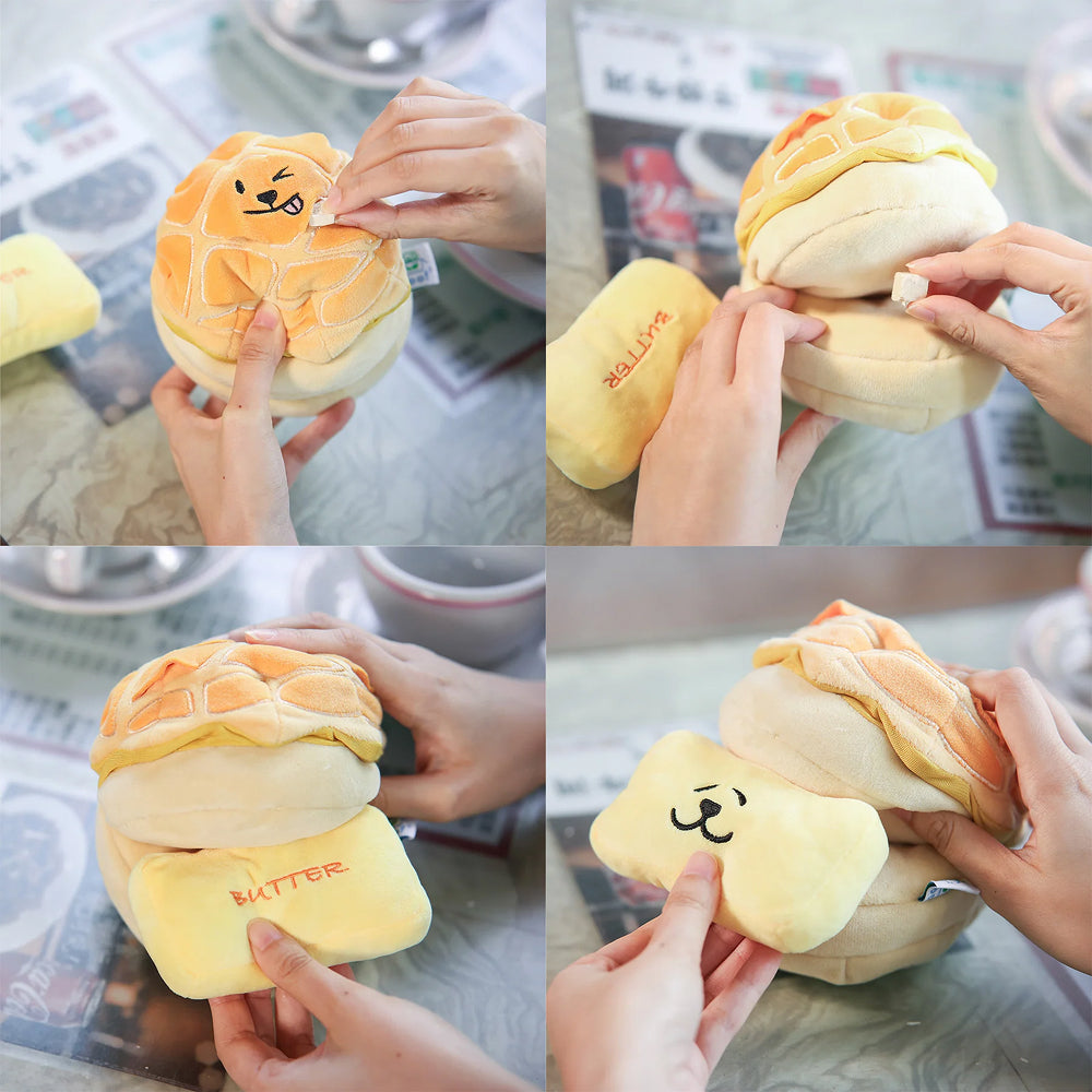 Woof² - Buttered Pineapple Bun 2-in-1 Plush Toy - Image 6