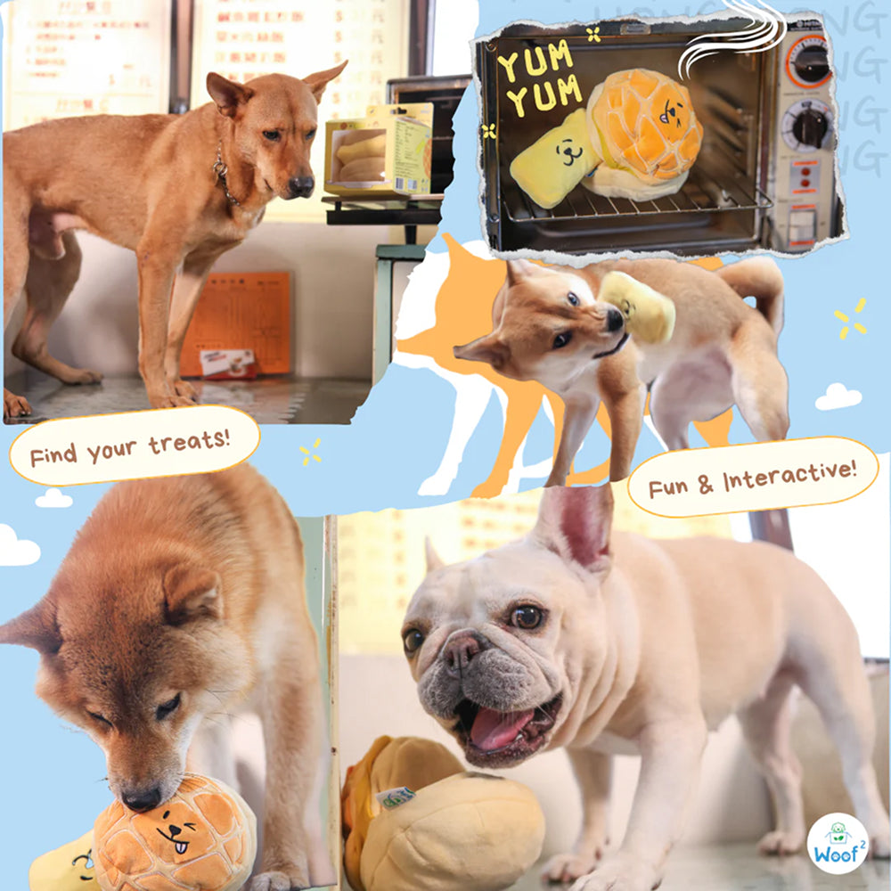 Woof² - Buttered Pineapple Bun 2-in-1 Plush Toy - Image 8
