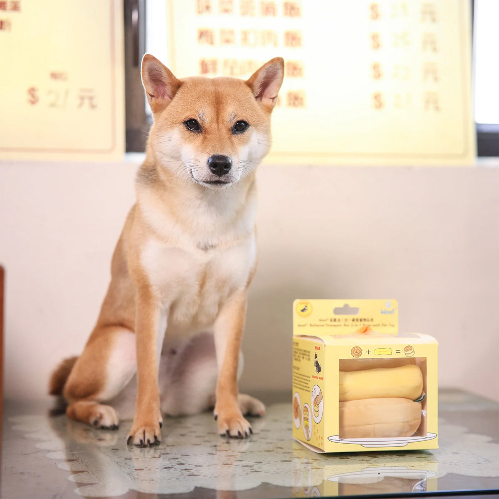 Woof² - Buttered Pineapple Bun 2-in-1 Plush Toy - Image 9