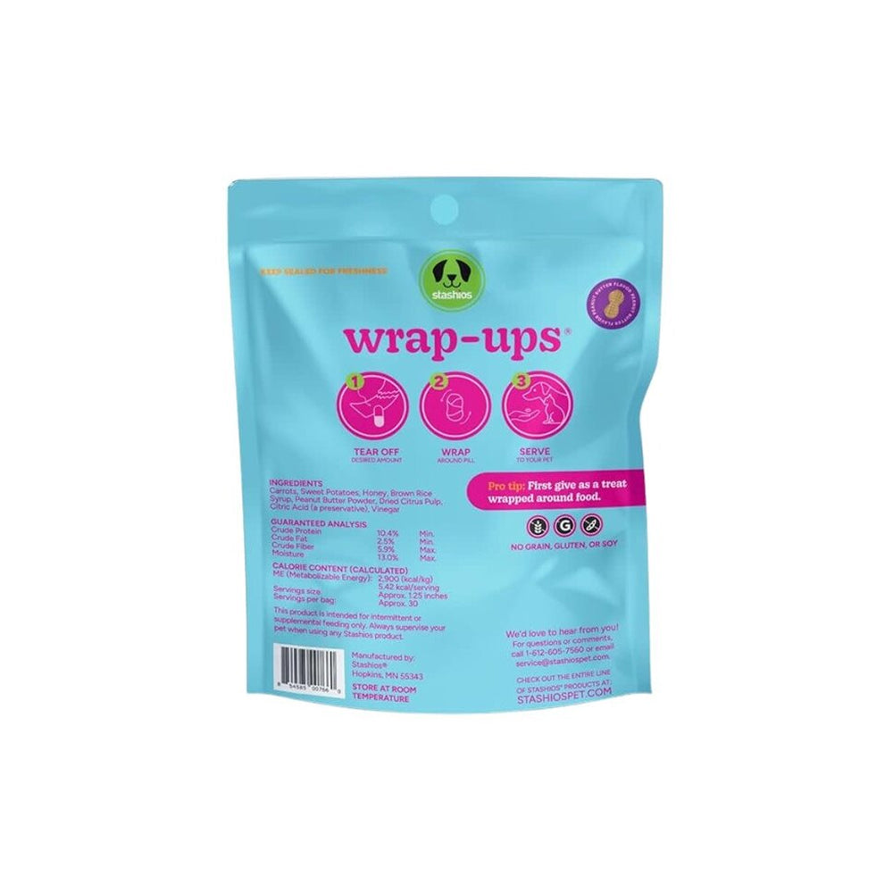 Wrap-Ups - Peanut Butter Pill Wrapper Treats for Dogs & Cats - Image 2