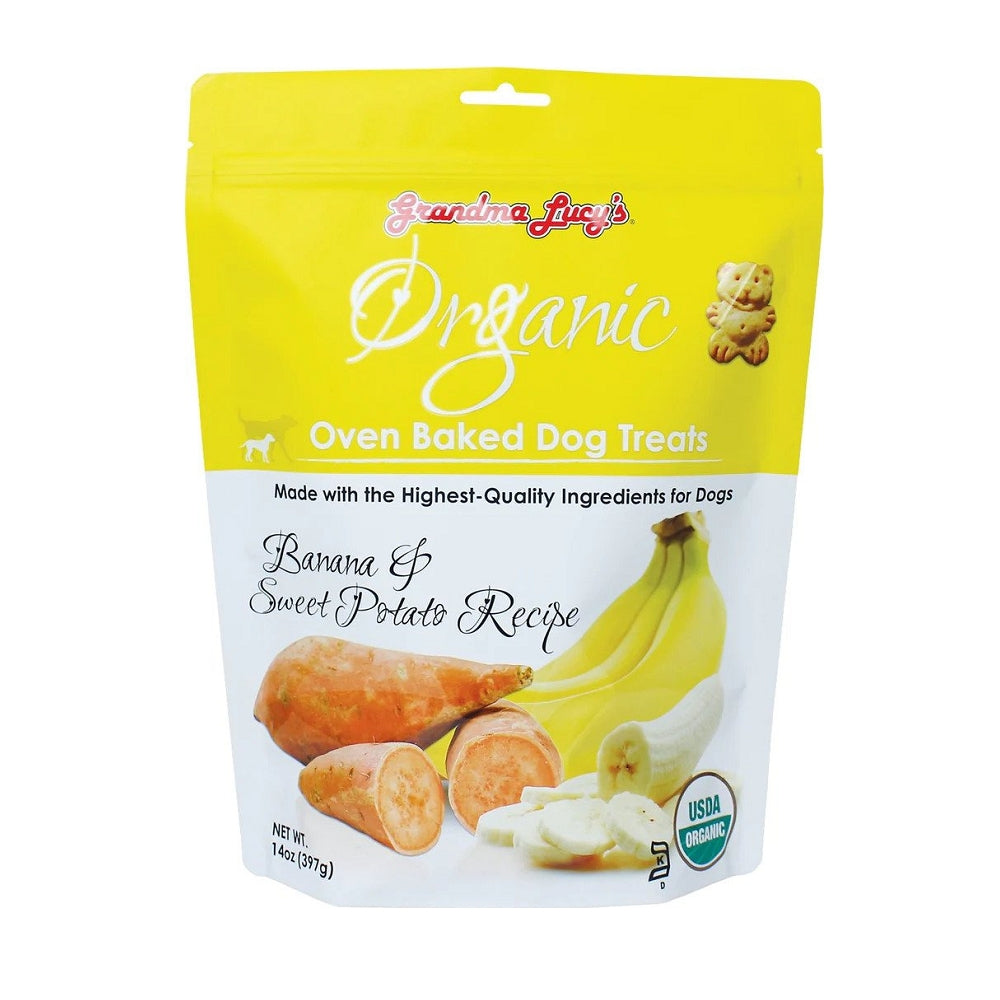 Organic Oven Baked Banana & Sweet Potato Dog Cookies - Image 2