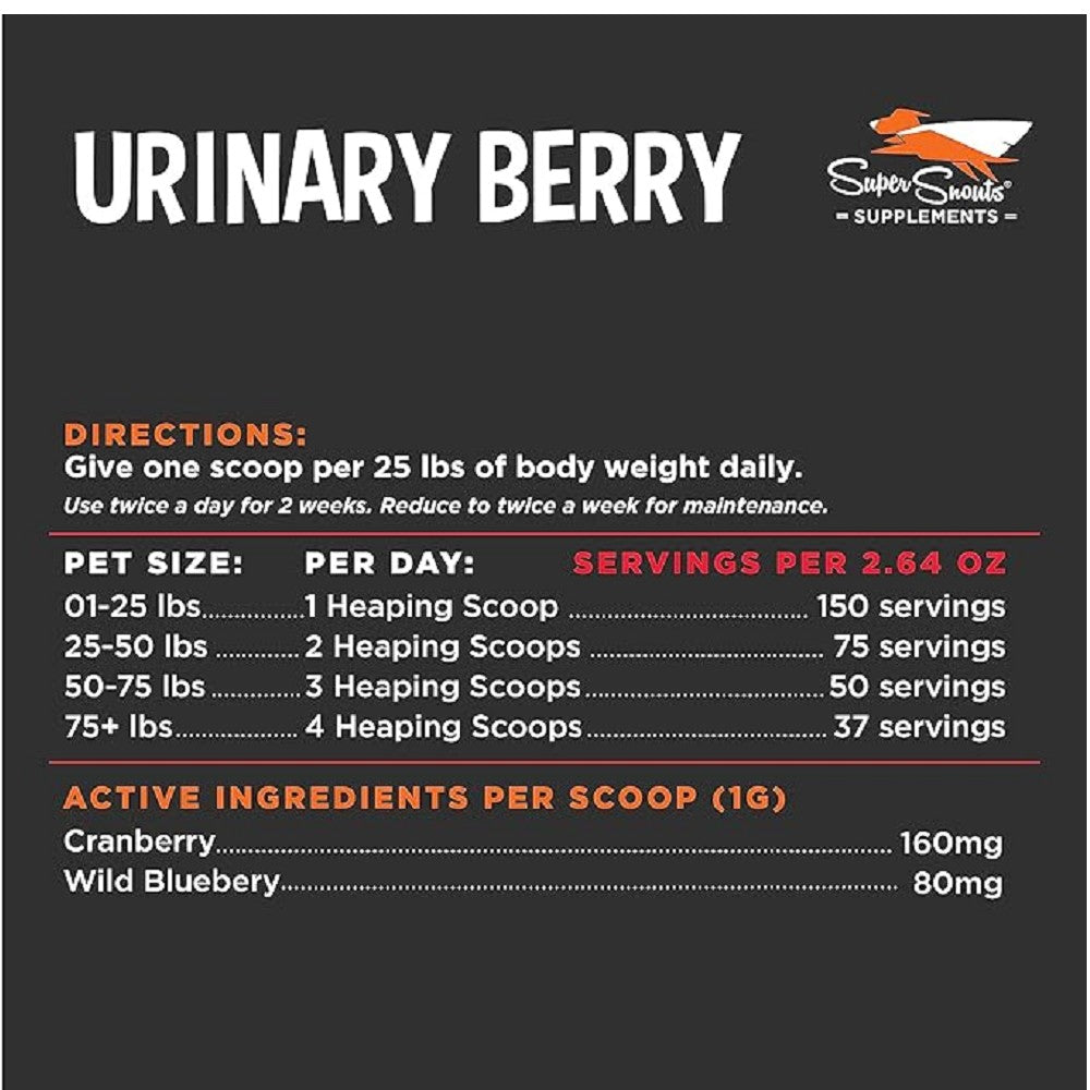 Urinary Berry Urinary Tract Powered Pet Supplement - Image 4